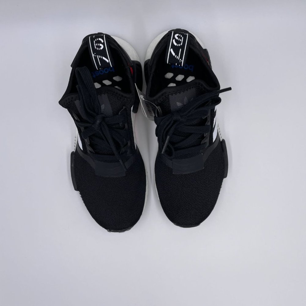 Adidas NMD R1 Black / White Womens Shoes - Picture 5 of 8